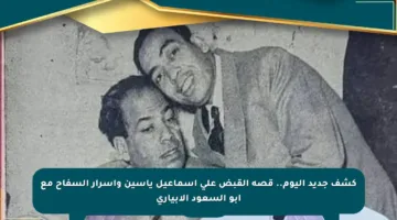 كشف جديد اليوم.. قصة القبض على إسماعيل ياسين وأسرار السفاح مع أبو السعود الابياري